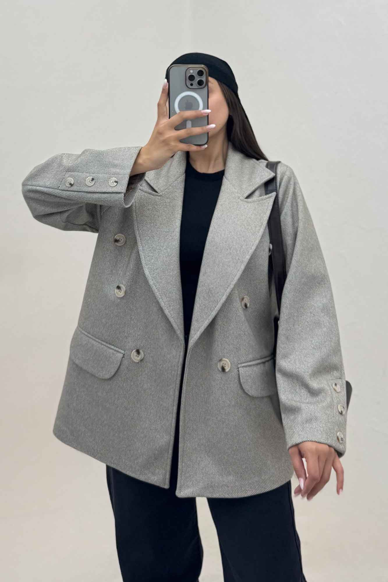 کت فوتر کجراه آستردار دو جیب STON