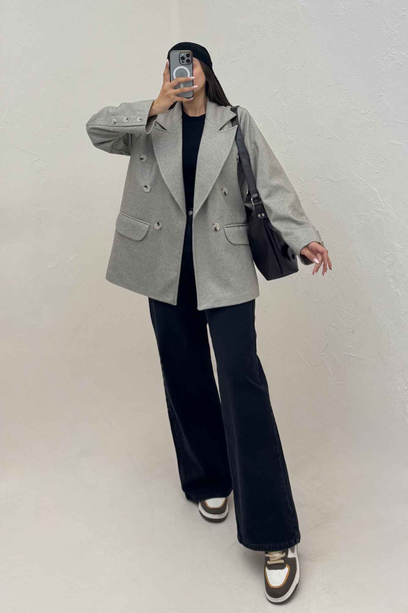 کت فوتر کجراه آستردار دو جیب STON