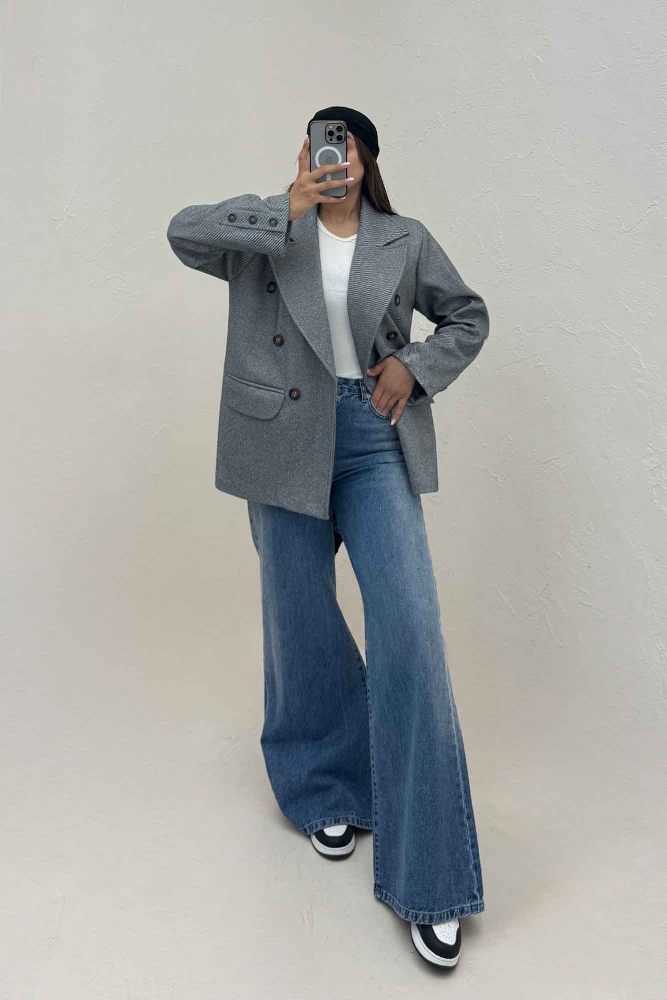 کت فوتر کجراه آستردار دو جیب STON