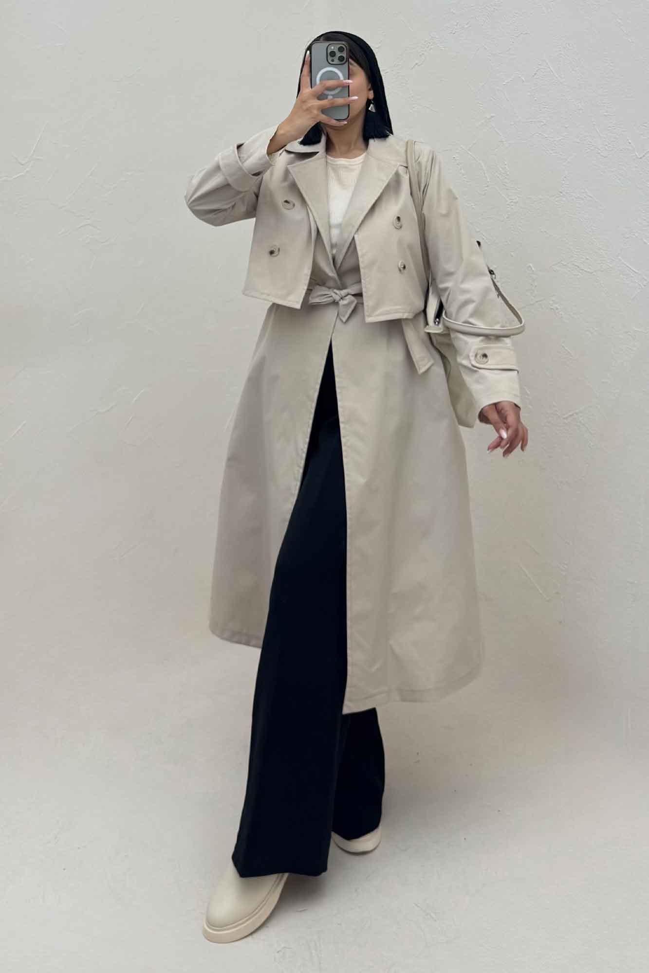 ست دو تیکه کت و سارافن TC