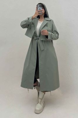 ست دو تیکه کت و سارافن TC