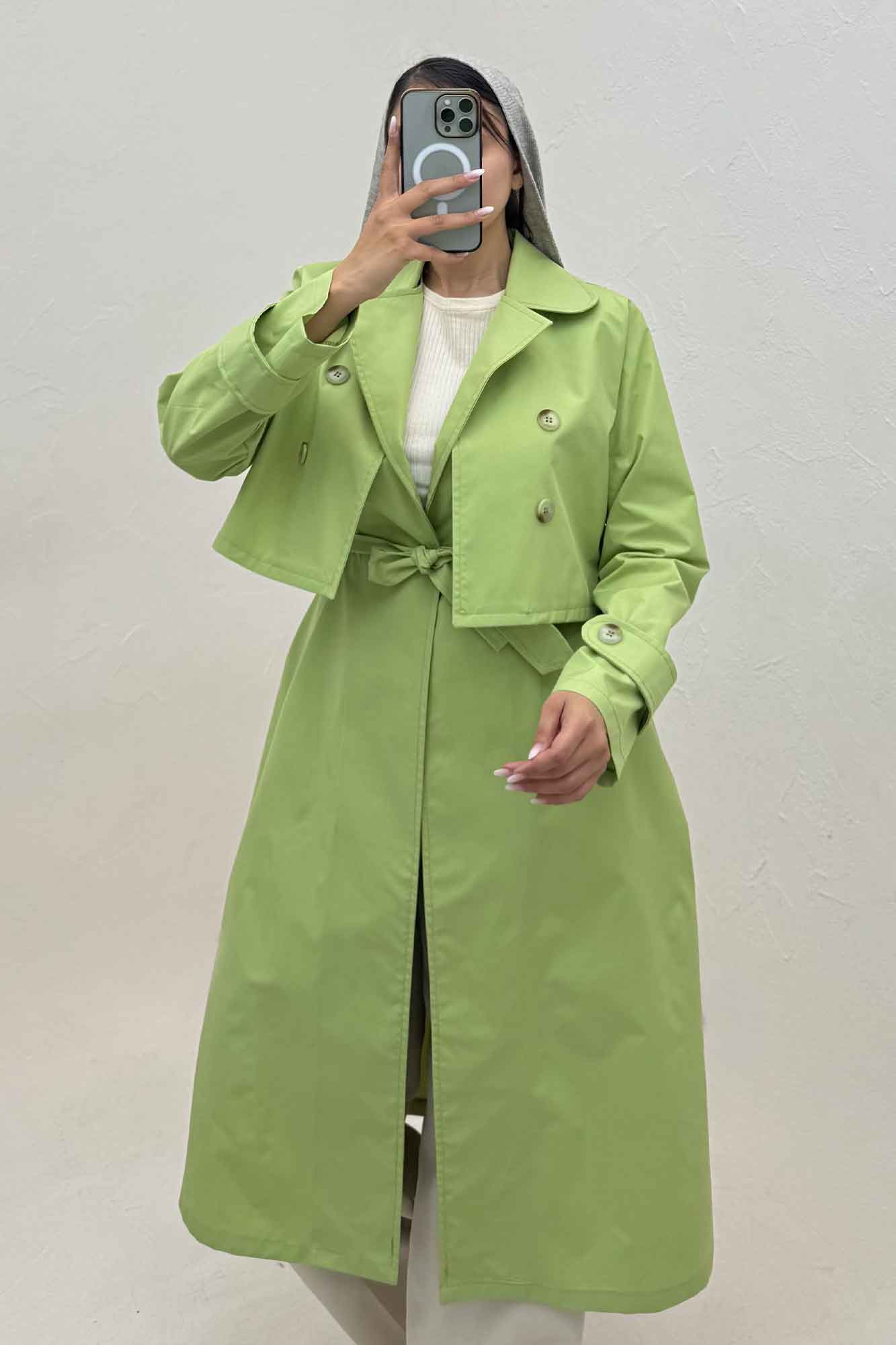 ست دو تیکه کت و سارافن TC