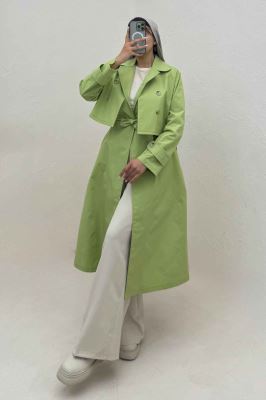 ست دو تیکه کت و سارافن TC