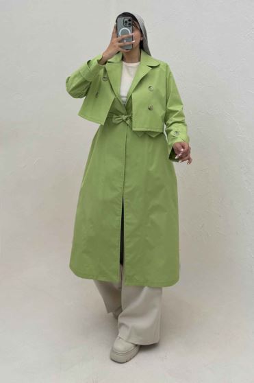 ست دو تیکه کت و سارافن TC