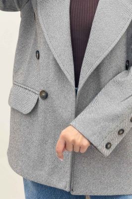 کت فوتر کجراه آستردار دو جیب STON