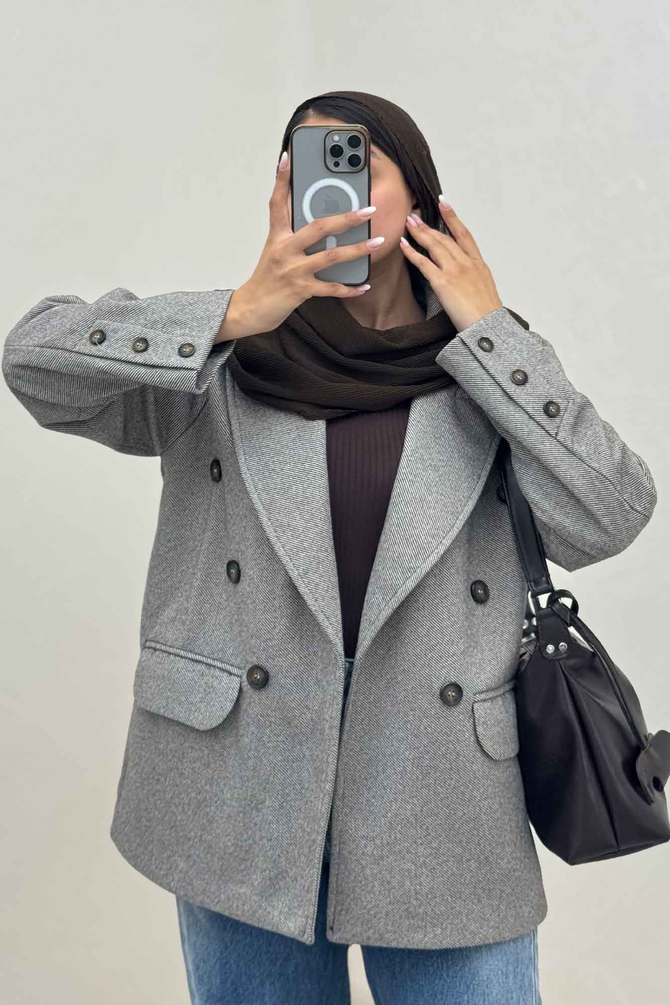 کت فوتر کجراه آستردار دو جیب STON