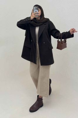 پالتو فوتر سه جیب آستردار آدیا