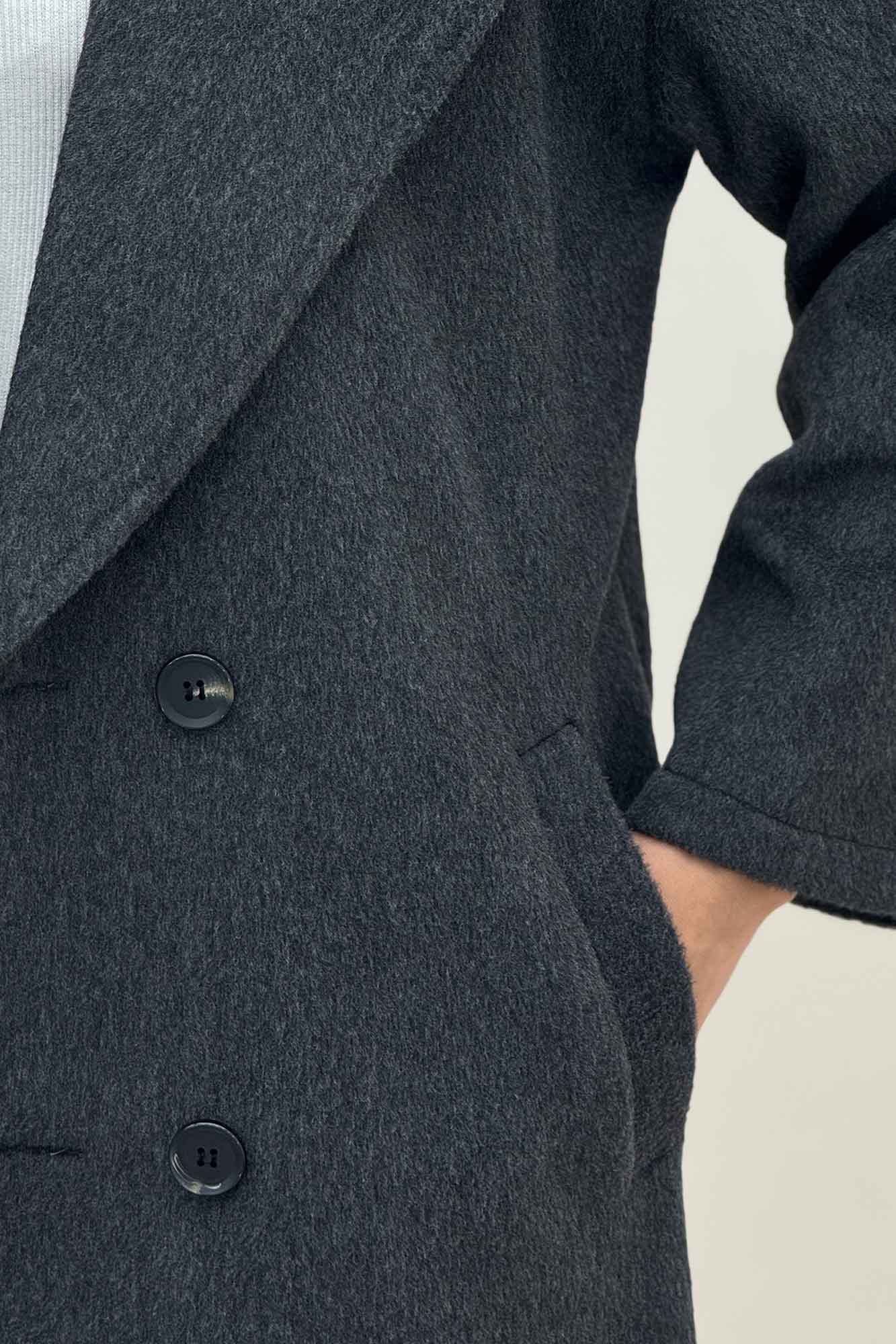 پالتو بلند موهر ترک آستردار ROOBI