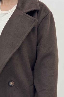 پالتو بلند موهر ترک آستردار ROOBI