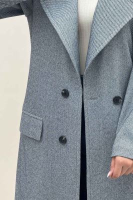 پالتو فوتر کجراه آستردار راوان