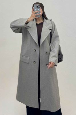 پالتو فوتر کجراه آستردار راوان