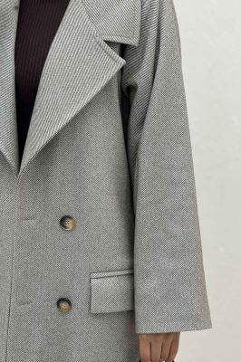 پالتو فوتر کجراه آستردار راوان