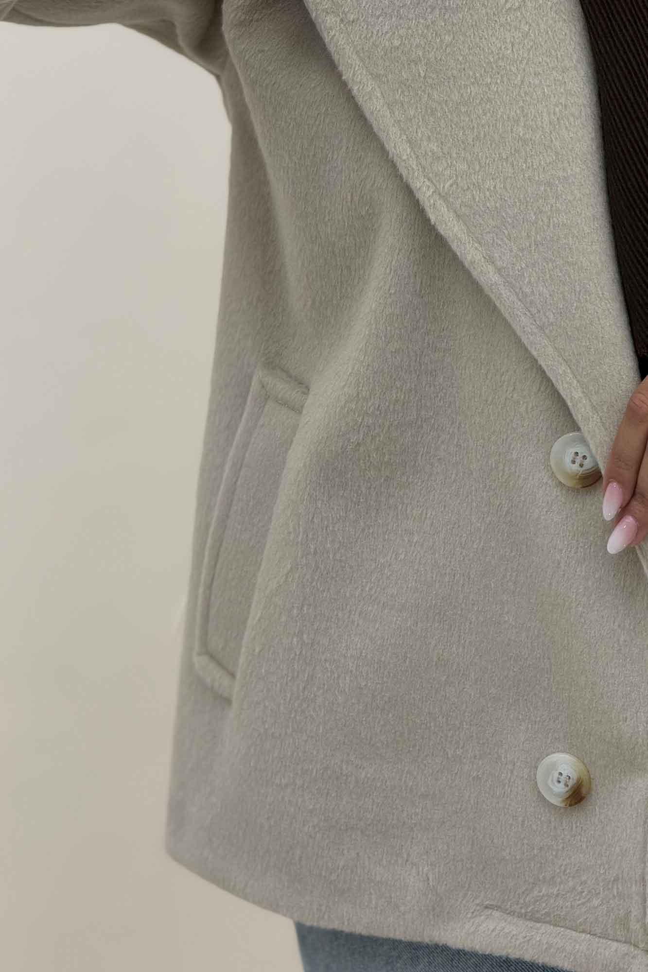 کت موهر آستردار چهار دکمه گلارا