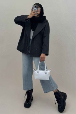 کت موهر آستردار چهار دکمه گلارا