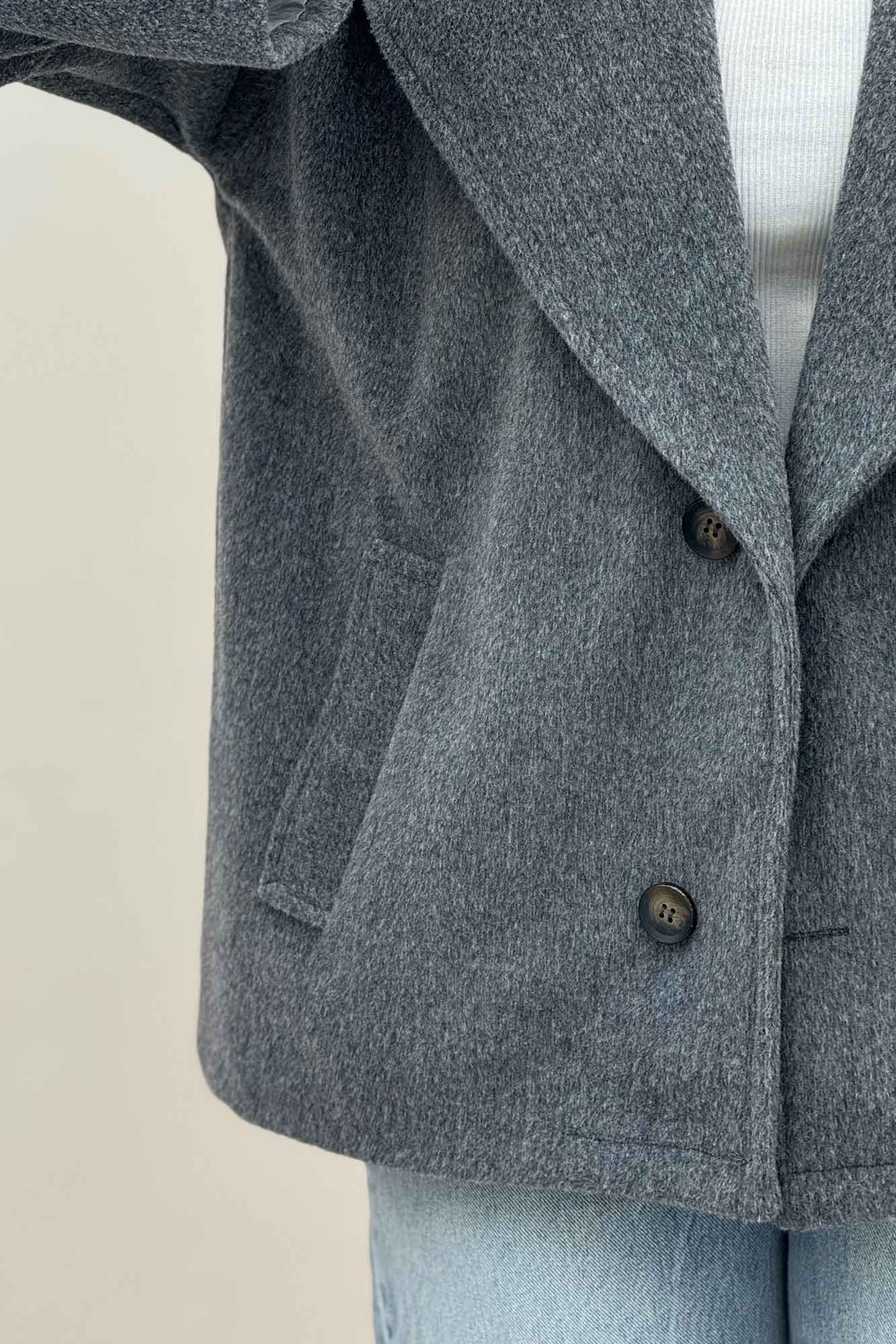 کت موهر آستردار چهار دکمه گلارا