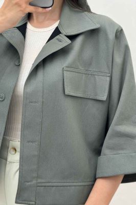 کت کتان کاپرا دو در جیب