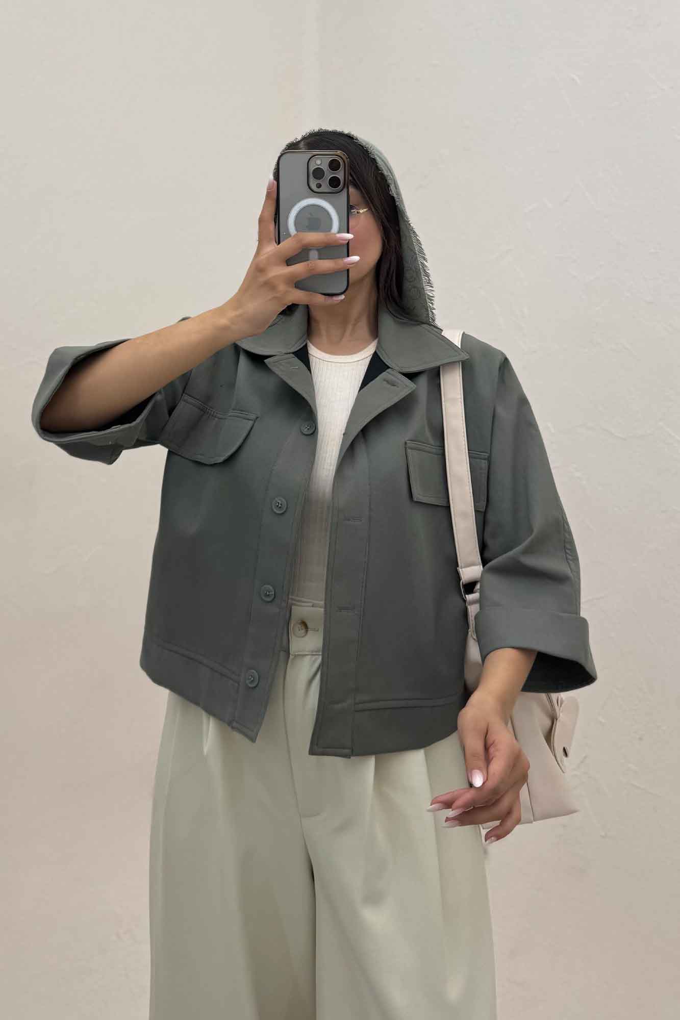 کت کتان کاپرا دو در جیب