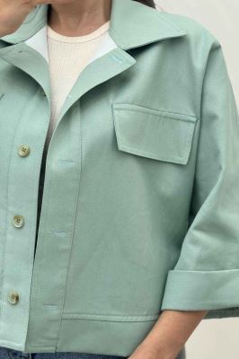 کت کتان کاپرا دو در جیب