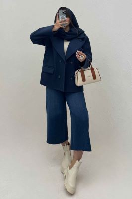 کت فوتر یقه انگلیسی آرمیس