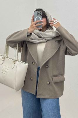 کت فوتر یقه انگلیسی آرمیس