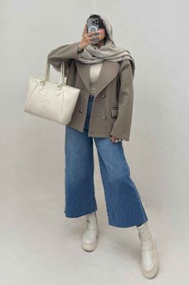 کت فوتر یقه انگلیسی آرمیس