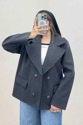 کت فوتر یقه انگلیسی آرمیس