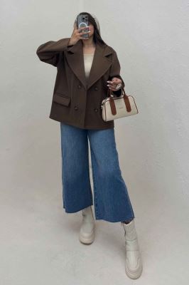 کت فوتر یقه انگلیسی آرمیس