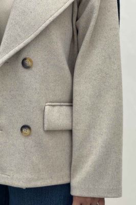 کت فوتر یقه انگلیسی آرمیس