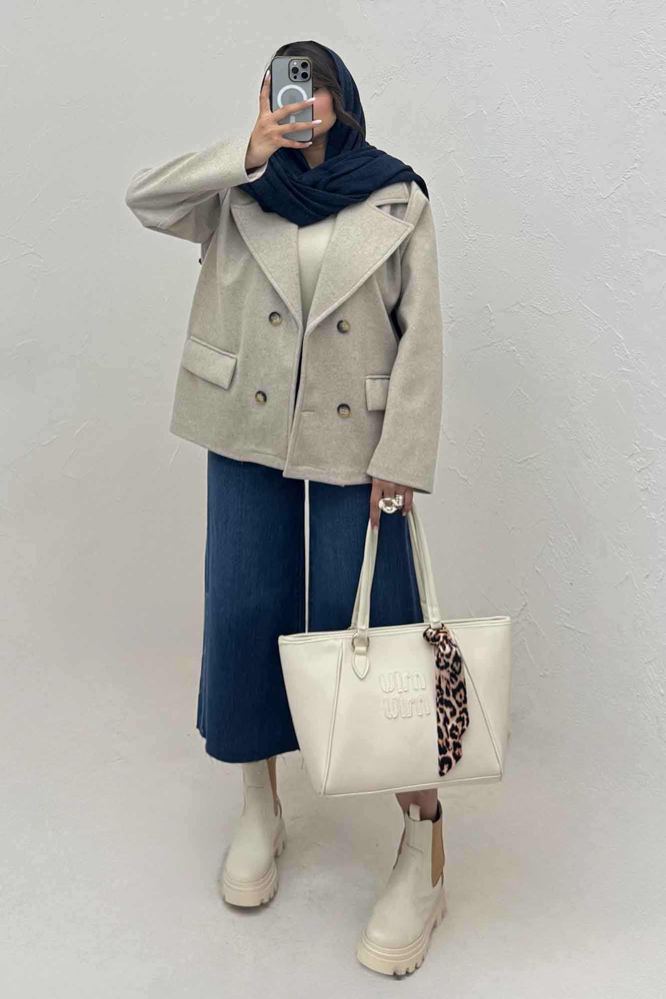 کت فوتر یقه انگلیسی آرمیس