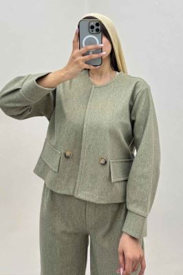 ست کت و شلوار جیب نما فوتر کژین