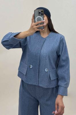 ست کت و شلوار جیب نما فوتر کژین