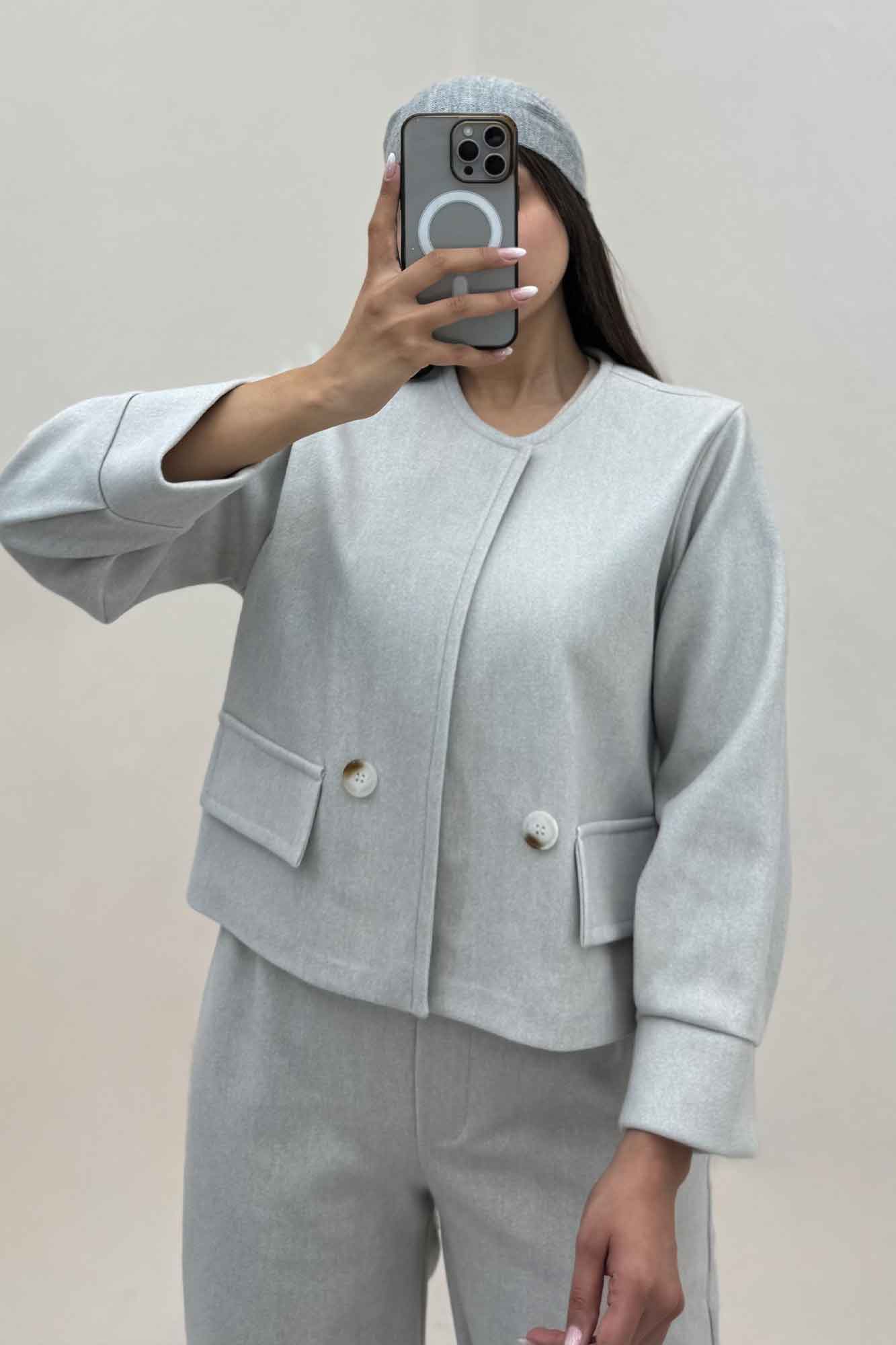 ست کت و شلوار جیب نما فوتر کژین