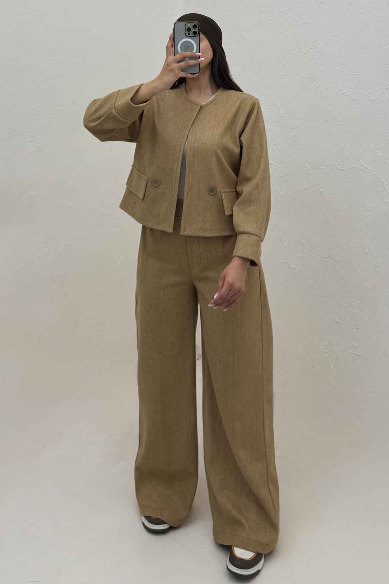 ست کت و شلوار جیب نما فوتر کژین