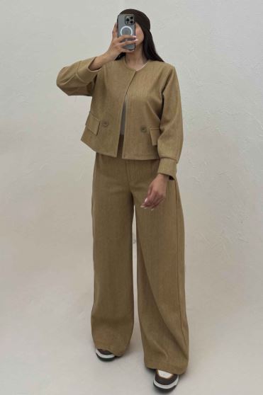 ست کت و شلوار جیب نما فوتر کژین