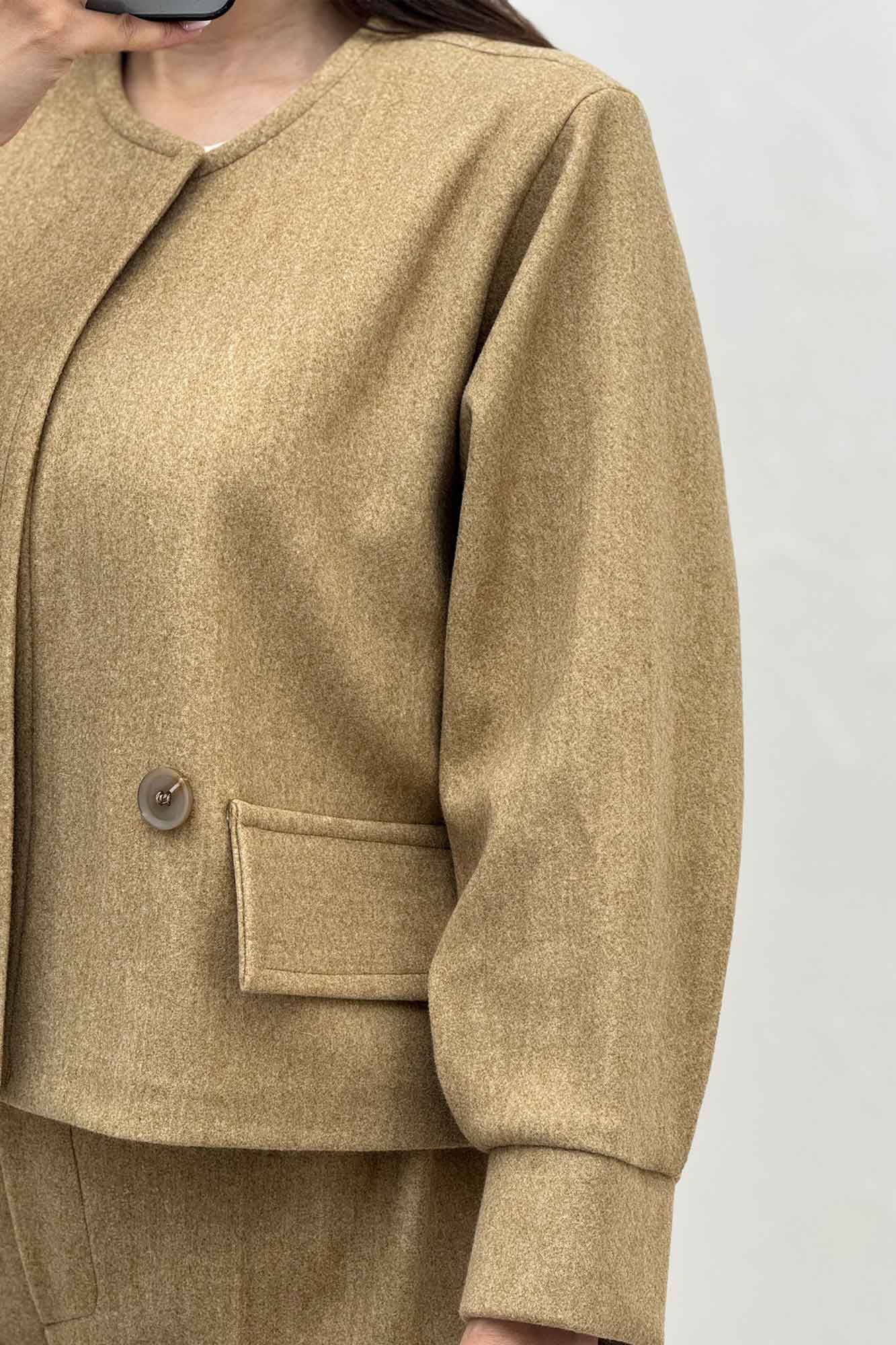 ست کت و شلوار جیب نما فوتر کژین