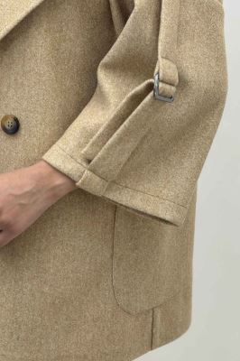 کت یقه پهن فوتر آستین سگک دار EXPORT