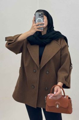 کت یقه پهن فوتر آستین سگک دار EXPORT