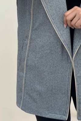 کت فوتر کجراه مغزی دوزی آستردار