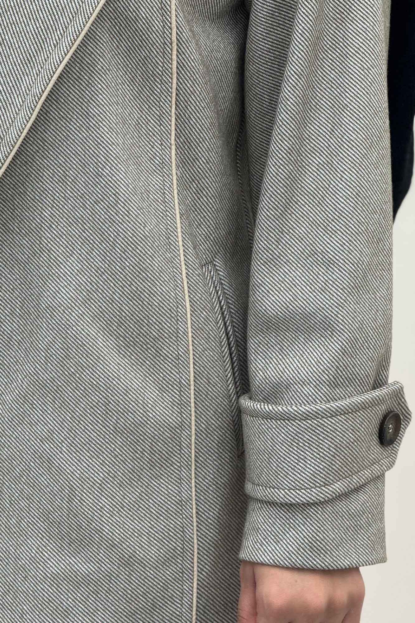 کت فوتر کجراه مغزی دوزی آستردار