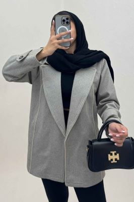 کت فوتر کجراه مغزی دوزی آستردار