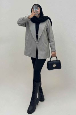 کت فوتر کجراه مغزی دوزی آستردار