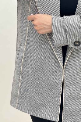 کت فوتر کجراه مغزی دوزی آستردار