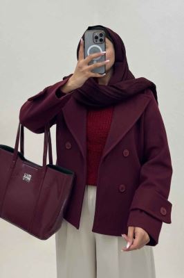 پالتو فوتر یقه انگلیسی پهن ADRIAN