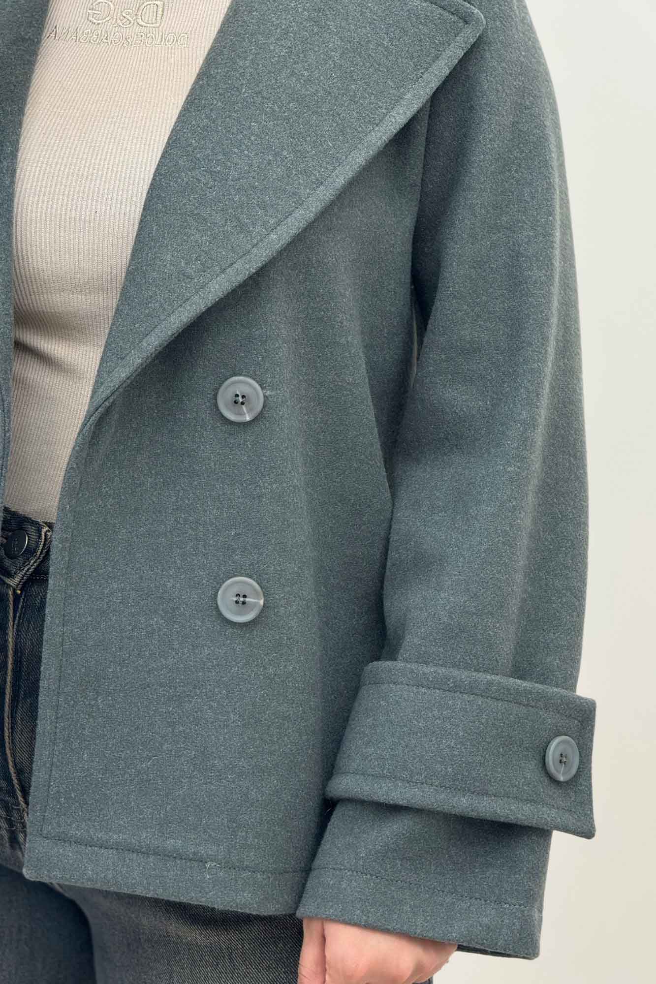 پالتو فوتر یقه انگلیسی پهن ADRIAN