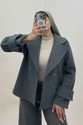 پالتو فوتر یقه انگلیسی پهن ADRIAN