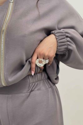 ست سویشرت و شلوار لیزری اویشو