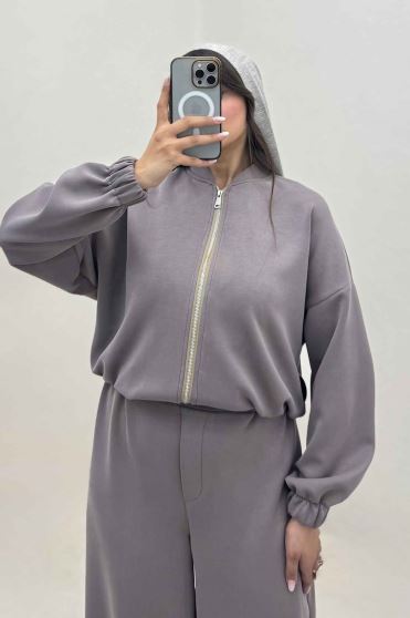 ست سویشرت و شلوار لیزری اویشو