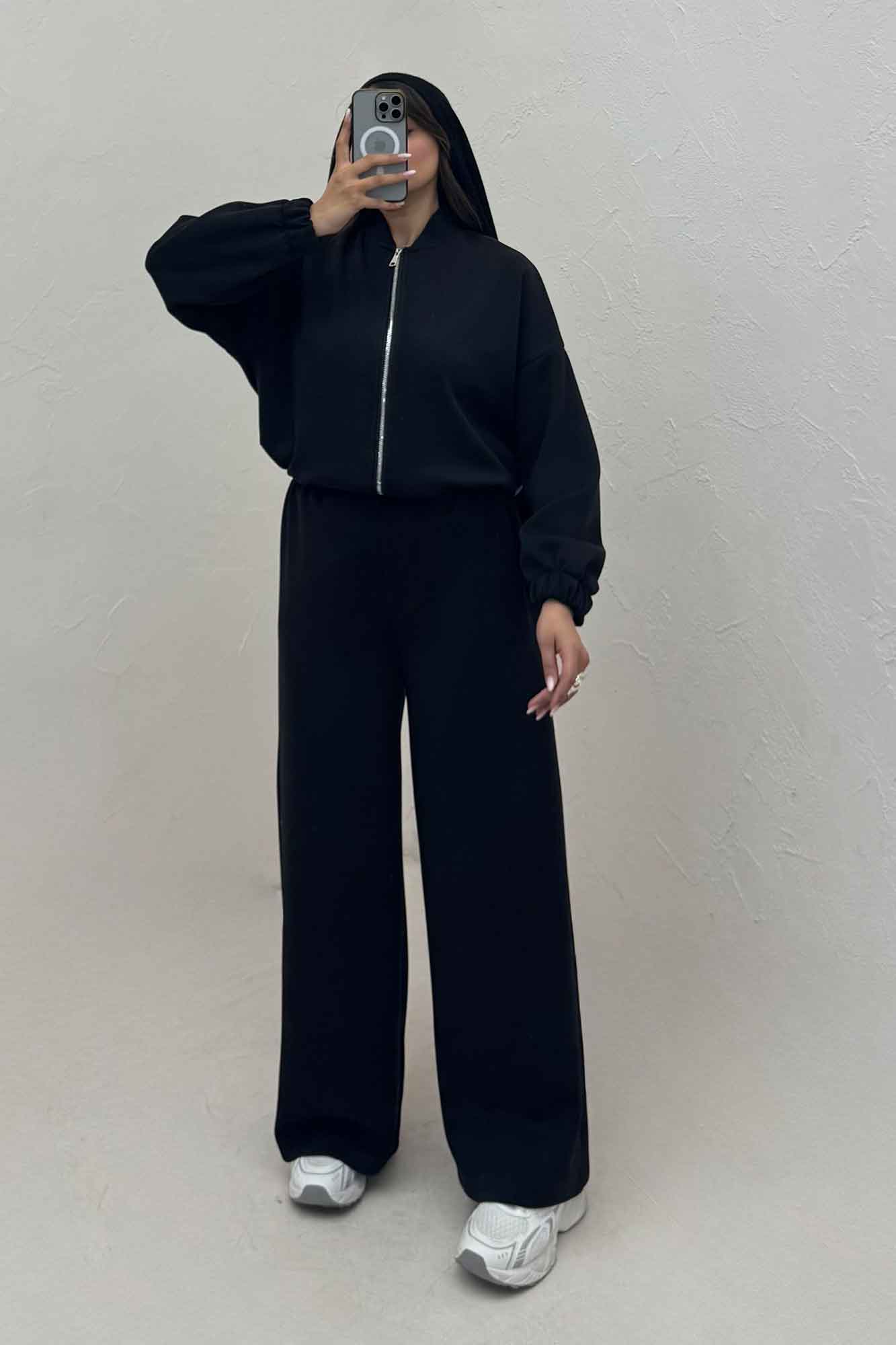 ست سویشرت و شلوار لیزری اویشو