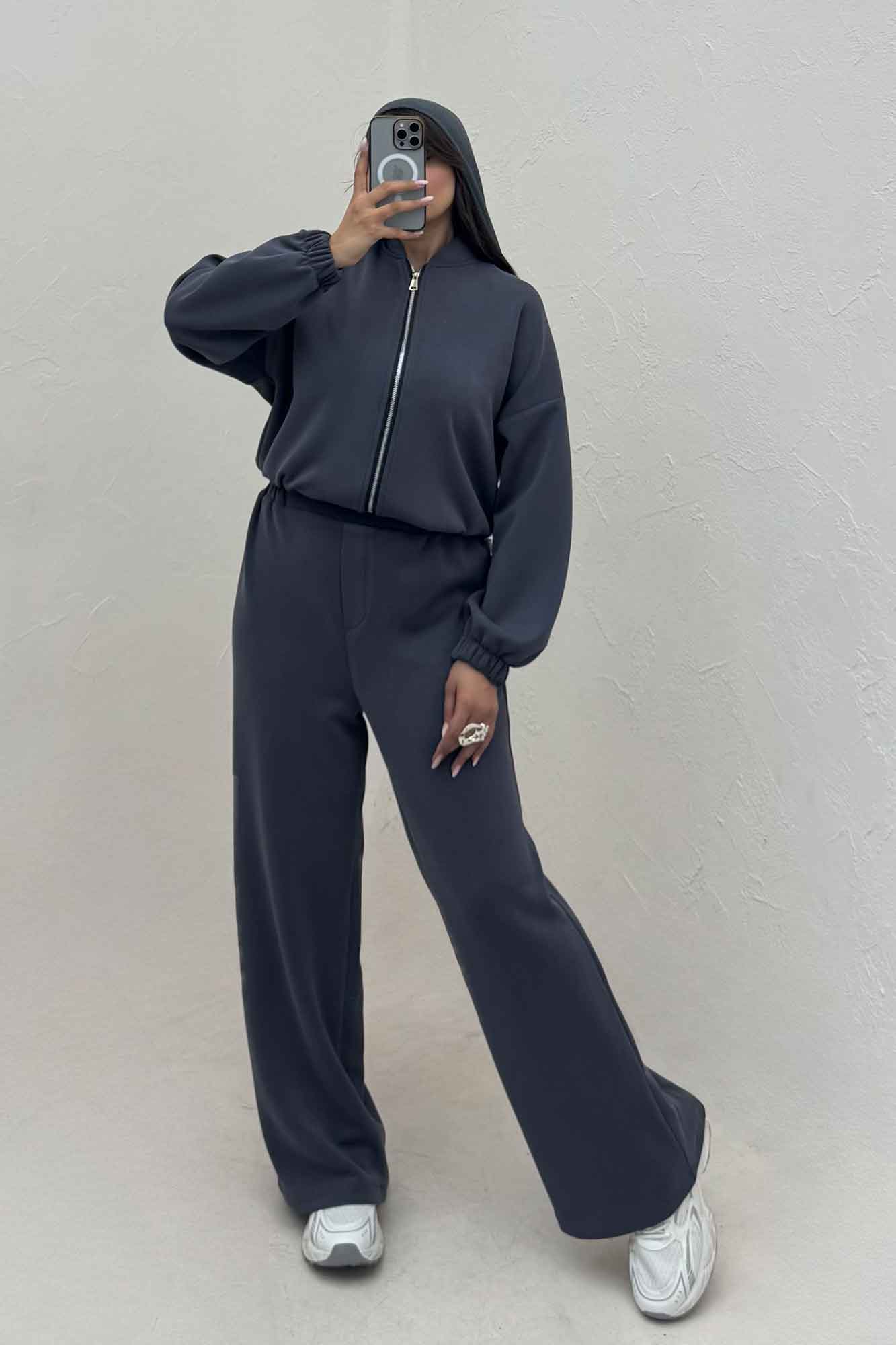 ست سویشرت و شلوار لیزری اویشو