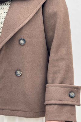 پالتو فوتر یقه انگلیسی پهن ADRIAN